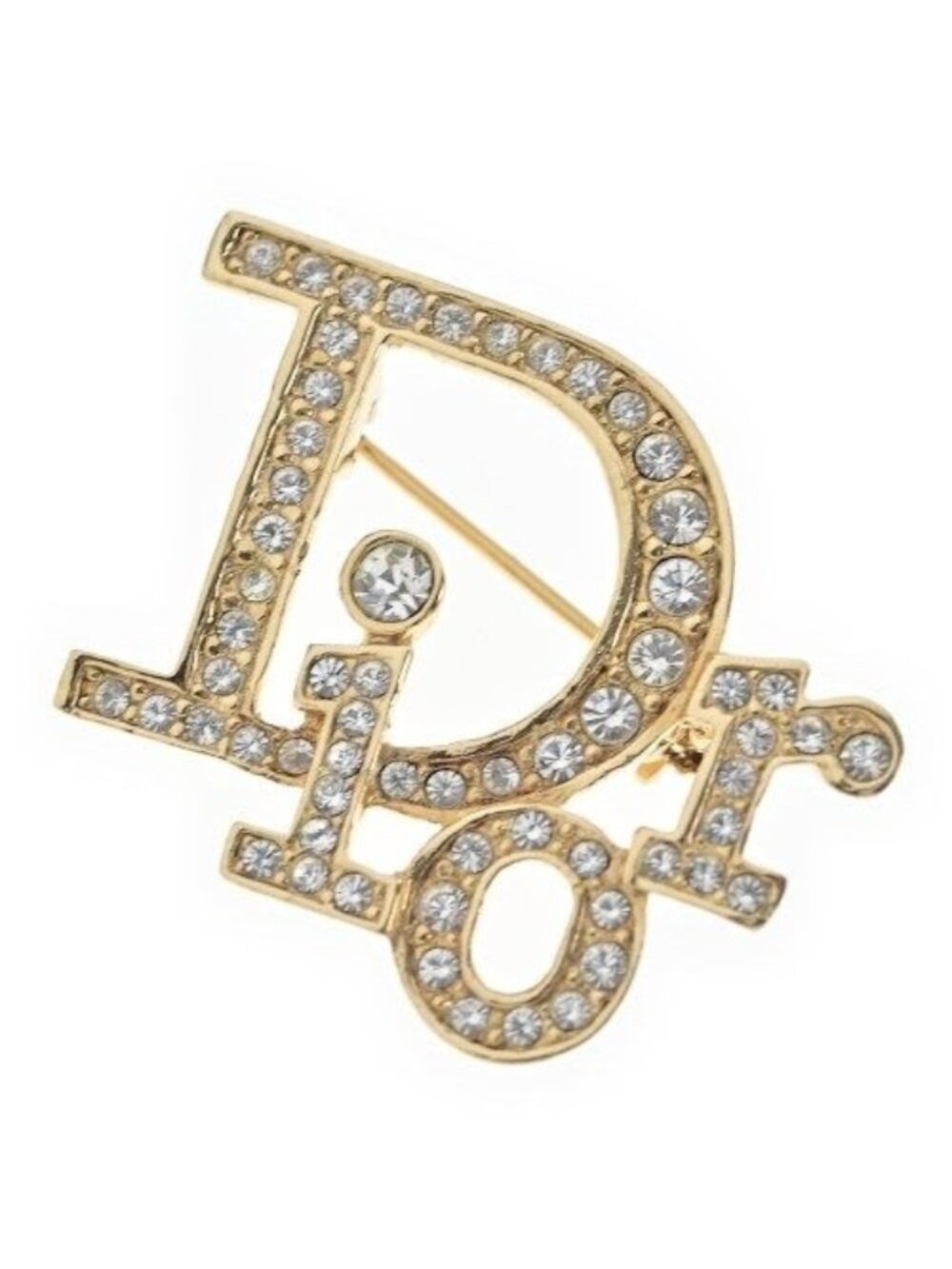 Dior Brooch Corsage Gold